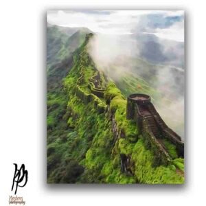 Rajgad Rising Through The Mist
