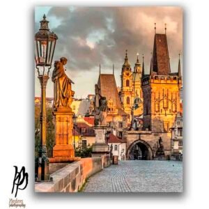 Golden Hour at Charles Bridge - Image 1