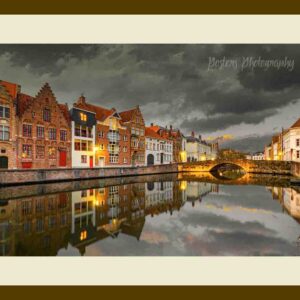 101-C41 Reflection on the Canal – Bruges cream mat