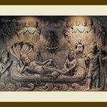 105-A25 Reclining Krishna cream mat