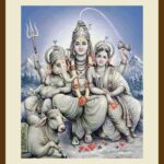 401-B41 Shiva Parvati cream mat