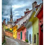 105-B06 Colourful Houses – Old Town Sighisoara