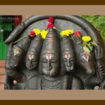 105-D08 Hanuman Moorti brown mat
