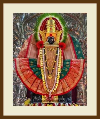 Hindu Gods and Cosmos - Kolhapur Mahalaxmi 02 - PostersPhotography
