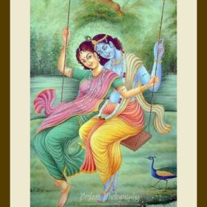 105-D43-Radha Krishna 27 cream mat