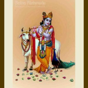 105-E41 Lord Krishna 04 cream mat