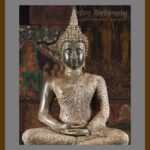 401-C50 Meditating Buddha 01 -grey mat