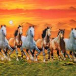 105-E06 Seven Horses Painting 02