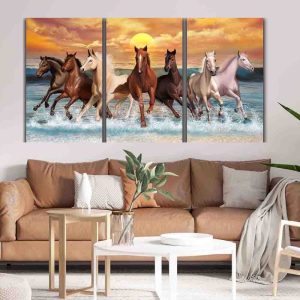 112-C32 Seven Horse Painting 02 -fr2