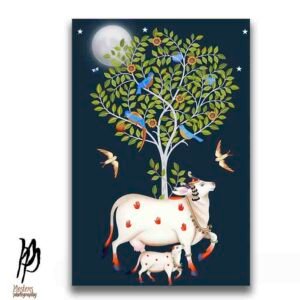 Divine Kamadhenu & Calf