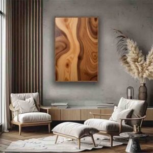 Sculpted Flames Abstract Wall Art - Image 4