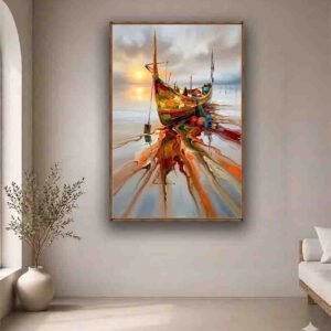Fishing Boat at Sunrise - Image 3