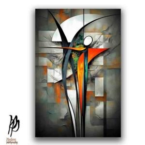Elegant Abstract Birds of Paradise
