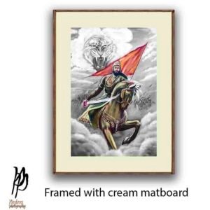 Legendary Shivaji Maharaj Canvas Wall Poster - Image 4